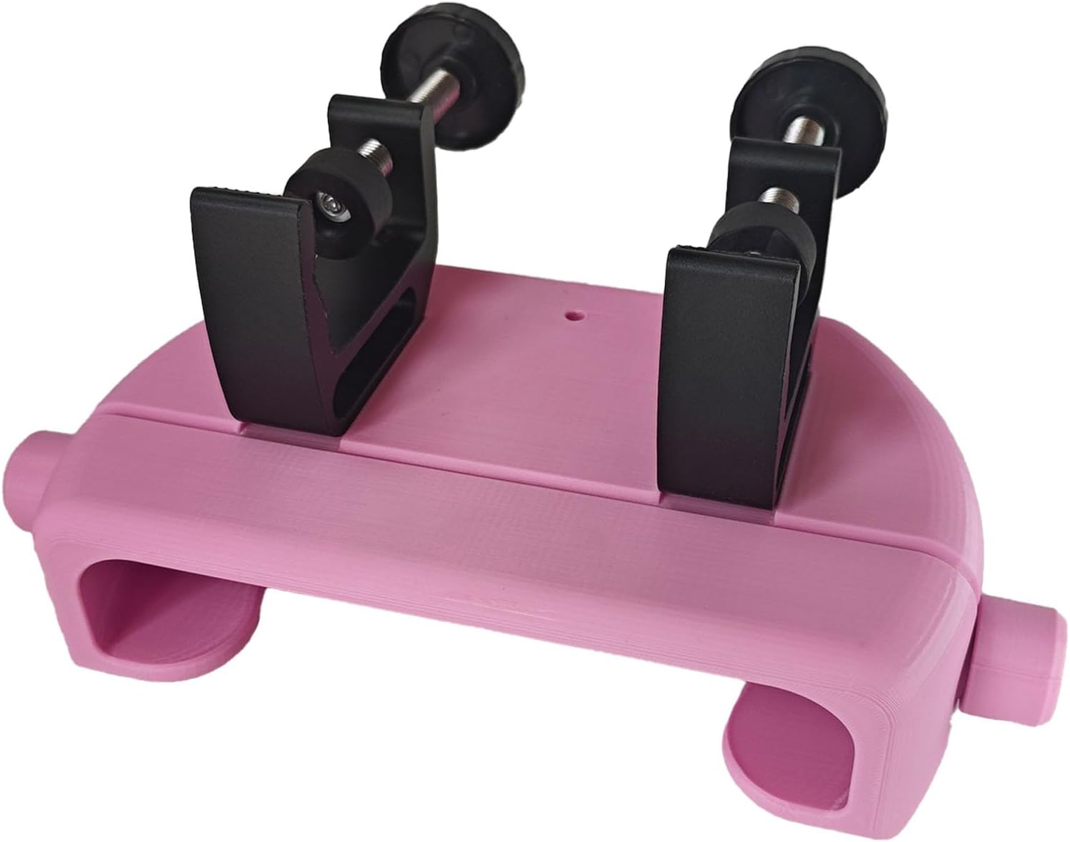 Bunk Bed Fan Holder,8.27 Inch Diameter Clip-On Mount for Dorm Bed and Bunk Bed Holder Fan Holder,Tool-Free College Dorm Cooling Fan Accessory (Pink)